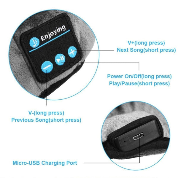 Antifaz Venda con Bluetooth
