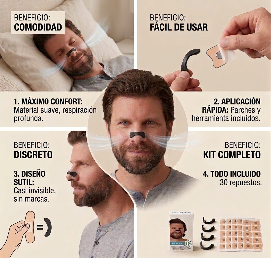 Tiras Nasales Magnéticas